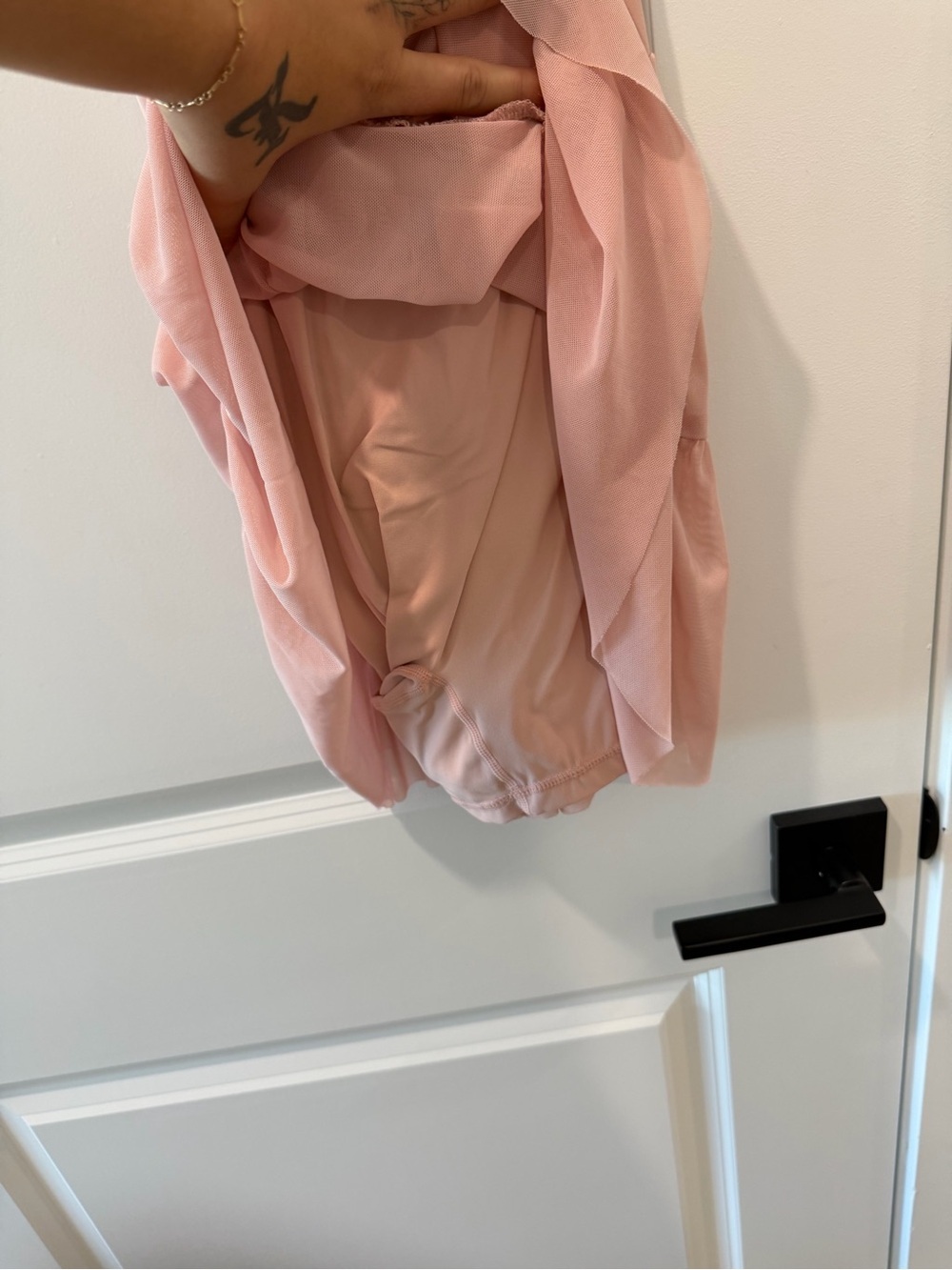 Amazon Pink Tiered Mini Dress - Picture 3 of 7